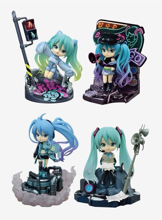 Re-Ment Other - Re-Ment Hatsune Miku Neo Story of My World Miniature Figure Set BOX of 4 Packs